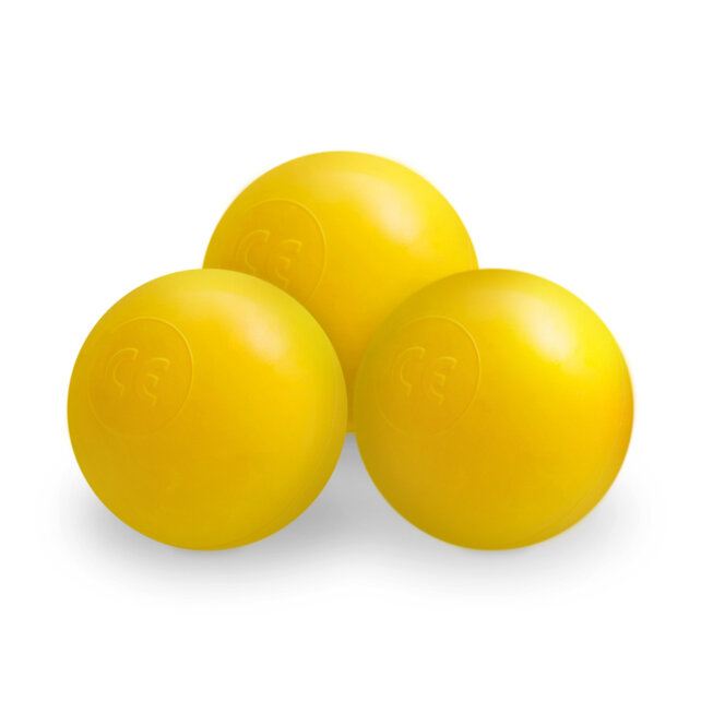 Ballen, 50 stuks | Geel | 6 cm