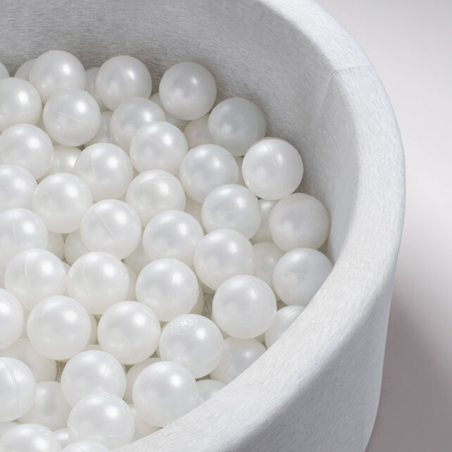 Ballen, 50 stuks | Pearl  | 7 cm