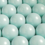 Ballen, 50 stuks | Mint Pearl | 6 cm