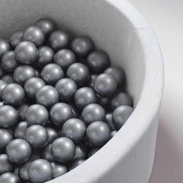 Ballen, 50 stuks | Silver | 6 cm