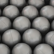 Ballen, 50 stuks | Silver | 6 cm