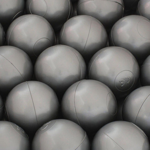 Ballen, 50 stuks | Silver | 6 cm
