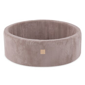Ballenbak Rond 90x30 | Beige Corduroy excl. ballen