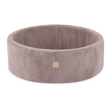 Ballenbak Rond 90x30 | Beige Corduroy excl. ballen