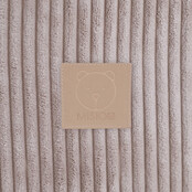 Ballenbak Rond 90x30 | Beige Corduroy excl. ballen