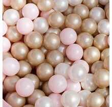 Ballen, set 200 stuks | Pearl/Gold/Light Pink Pearl | 6 cm