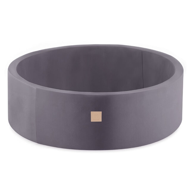 Ballenbak Rond 90x30 | Velvet Grey incl. 150 ballen (Pearl/Silver/Light Pink Pearl) Ballenbak Rond 90x30 | Velvet Grey incl. 150 ballen (Pearl/Silver/Light Pink Pearl)