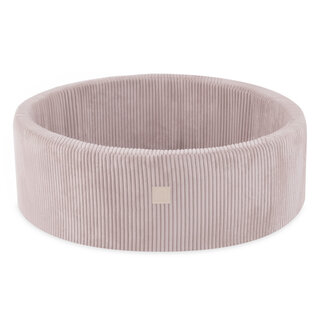Ballenbak Rond 90x30 | Light Pink Corduroy excl. ballen