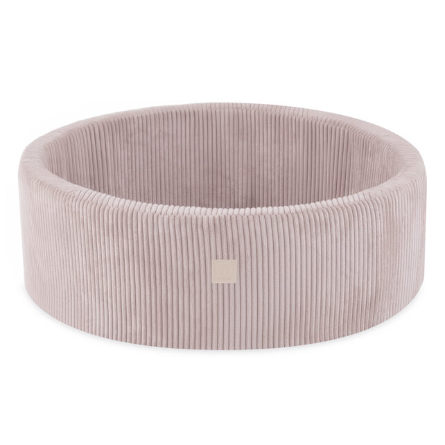 Ballenbak Rond 90x30 | Light Pink Corduroy excl. ballen Ballenbak Rond 90x30 | Light Pink Corduroy excl. ballen