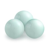 Ballenbak Rond 90x30 | Blue Corduroy incl. 200 ballen  (Pearl/Silver/Mint Pearl)