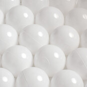 Ballen, 50 stuks | Wit | 6 cm Ballen, 50 stuks | Wit | 6 cm