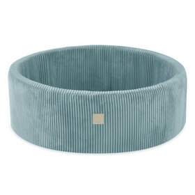 Ballenbak Rond 90x30 | Blue Corduroy excl. ballen