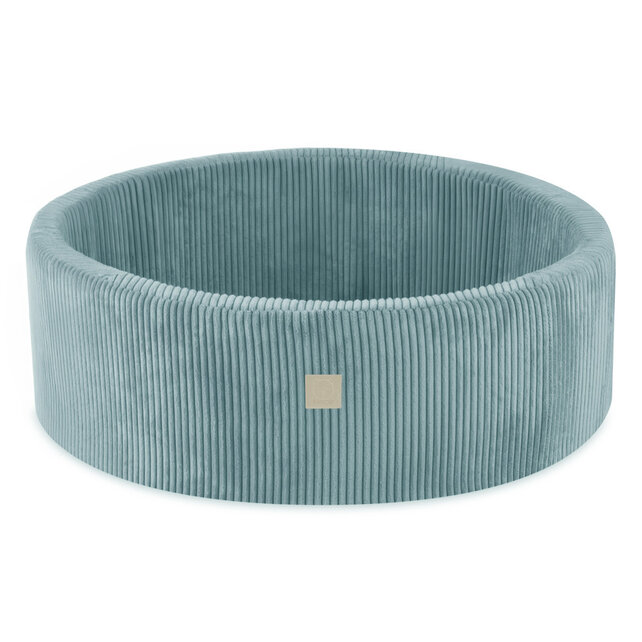 Ballenbak Rond 90x30 | Blue Corduroy excl. ballen