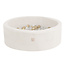 Misioo Ballenbak Rond 90x30 | Cream Fluffy Lamb incl. 200 ballen (Pearl/Gold/Transparant)