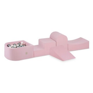 Hindernisbaan met Ballenbak |  Licht Roze