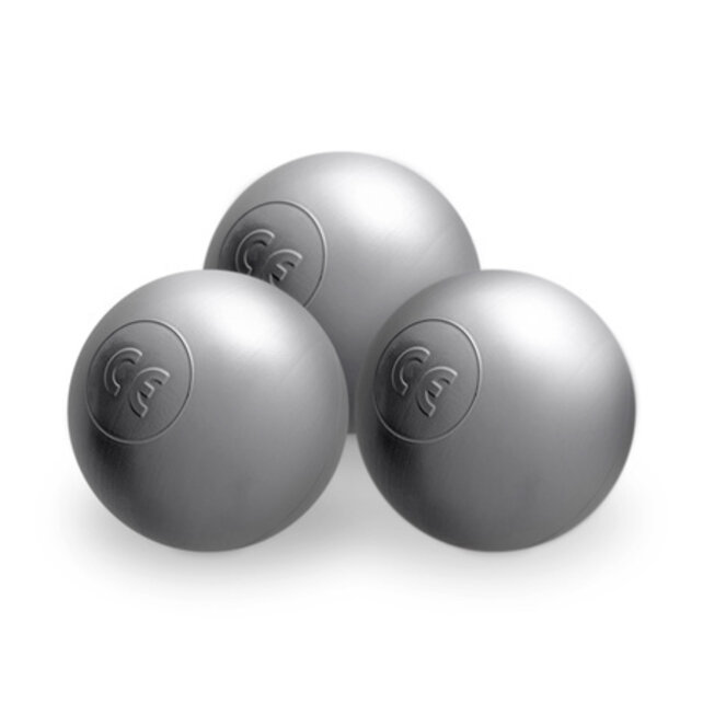 Ballenbak Rond 90x30 | Grey Fluffy Lamb incl. 200 ballen (Pearl/Silver/Transparant)