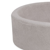 Ballenbak Rond 90x30 | Grey Fluffy Lamb excl. ballen