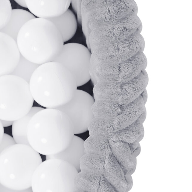 Ballenbak Rond 90x30 | Grey Puffy Lamell excl. ballen Ballenbak Rond 90x30 | Grey Puffy Lamell excl. ballen