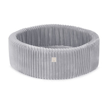 Ballenbak Rond 90x30 | Grey Puffy Lamell excl. ballen