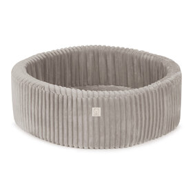 Ballenbak Rond 90x30 | Beige Puffy Lamell  excl. ballen