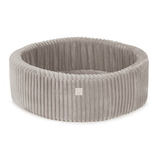 Ballenbak Rond 90x30 | Beige Puffy Lamell  excl. ballen