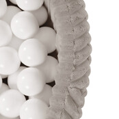 Ballenbak Rond 90x30 | Beige Puffy Lamell excl. ballen Ballenbak Rond 90x30 | Beige Puffy Lamell excl. ballen