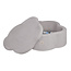 Misioo Ballenbak Bloem met Speelmat 95x30 | Grey Fluffy Lamb incl. 200 ballen