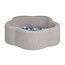 Misioo Ballenbak Bloem 95x30 | Grey Fluffy Lamb incl. 200 ballen