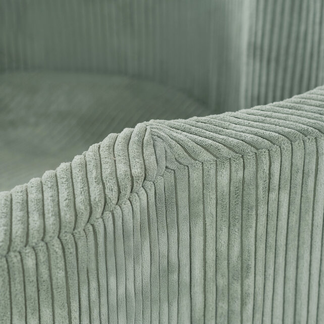 Ballenbak Bloem 95x30 | Green Corduroy incl. 200 ballen (Pearl/Silver/Mint Pearl )