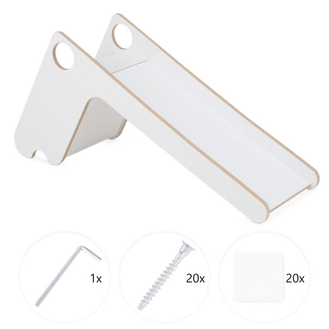 Houten Glijbaan | Wit | S