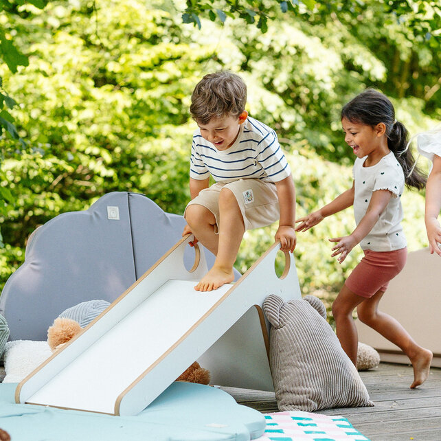 Houten Glijbaan | Wit | S