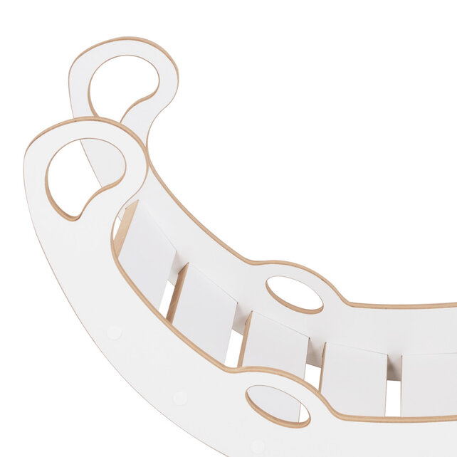 Mini Rocker 2-in-1 met Klimboog en kussen | Lichtgrijs