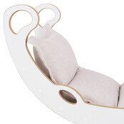Mini Rocker  2-in-1 met Klimboog en kussen | Licht Beige