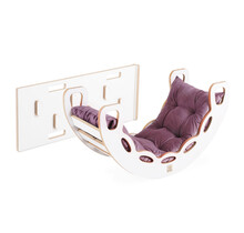 Rocker 4-in-1 met Klimboog, Klimhelling en Glijbaan | Velvet Purple