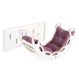 Rocker 4-in-1 met Klimboog, Klimhelling en Glijbaan | Velvet Purple