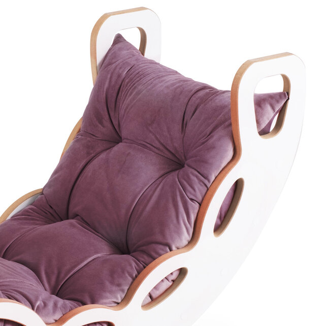 Rocker 4-in-1 met Klimboog, Klimhelling en Glijbaan | Velvet Purple