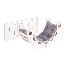 Rocker 4-in-1 met Klimboog, Klimhelling en Glijbaan | Velvet Grey