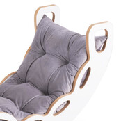 Rocker 4-in-1 met Klimboog, Klimhelling en Glijbaan | Velvet Grey