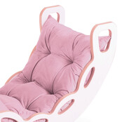 Rocker 4-in-1 met Klimboog, Klimhelling en Glijbaan | Velvet Pink