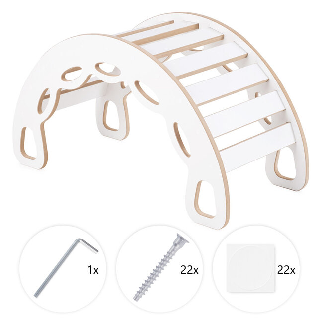 Rocker 4-in-1 met Klimboog, Klimhelling en Glijbaan | Velvet Gold