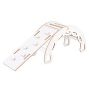 Rocker 4-in-1 met Klimboog, Klimhelling en Glijbaan | Licht Beige