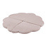 Misioo Speelmat - Plush Nest Bloem - Light Pink Corduroy, 115 cm
