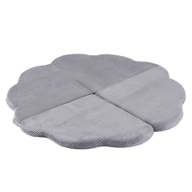 Speelmat - Bloem -  Light Grey Corduroy, 115 cm