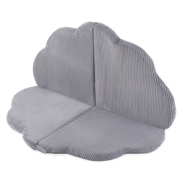 Speelmat - Bloem -  Light Grey Corduroy, 115 cm