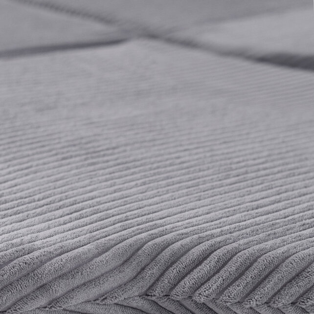 Speelmat - Bloem -  Light Grey Corduroy, 115 cm