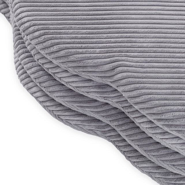 Speelmat - Plush Nest Bloem -  Light Grey Corduroy, 115 cm