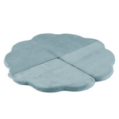 Speelmat -  Plush Nest Bloem -  Blue Corduroy, 115 cm