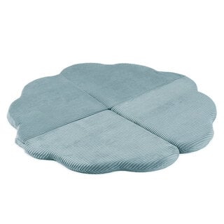 Speelmat -  Plush Nest Bloem -  Blue Corduroy, 115 cm