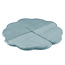 Misioo Speelmat -  Plush Nest Bloem -  Blue Corduroy, 115 cm