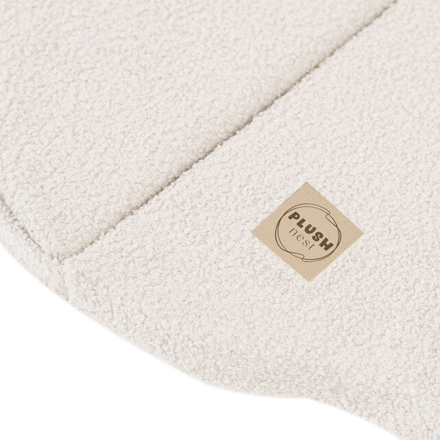 Speelmat -  Plush Nest Bloem -  Cream Fluffy Lamb, 115 cm